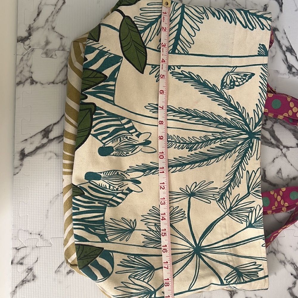 Zebra Canvas Print Tote Withtwo Strapoptions - image 3